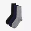 3-pack zwarte, veelkleurige Sokken 3-pack zwarte, veelkleurige Sokken