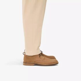Aldwin Lace grijze suède Oxfords voor heren