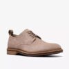 Aldwin Lace grijze suède Oxfords voor heren