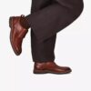 Aldwin Lace tan leren heren-Oxfords