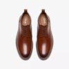 Aldwin Lace tan leren heren-Oxfords