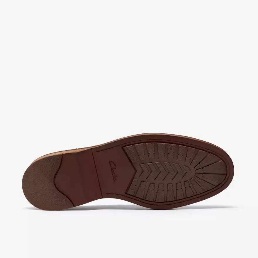 Aldwin Step tan suède Loafers voor heren Aldwin Step tan suède Loafers voor heren
