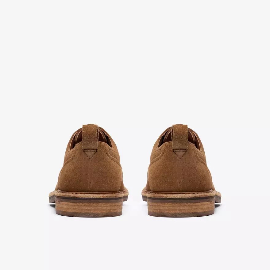 Aldwin Lace tan suède Oxfords voor heren Aldwin Lace tan suède Oxfords voor heren