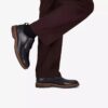 Aldwin Lace zwarte leren Oxfords voor heren