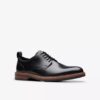 Aldwin Lace zwarte leren Oxfords voor heren