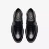 Aldwin Step herenloafers van zwart leer Aldwin Step herenloafers van zwart leer