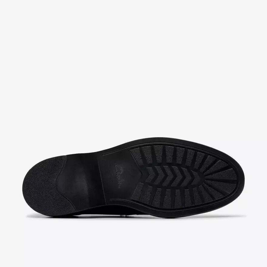 Aldwin Step herenloafers van zwart leer Aldwin Step herenloafers van zwart leer