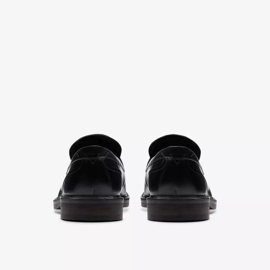 Aldwin Step herenloafers van zwart leer Aldwin Step herenloafers van zwart leer