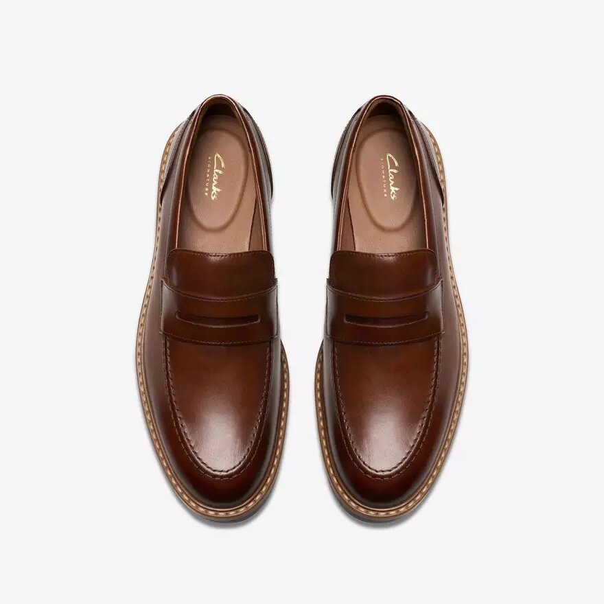 Aldwin Step Mid tanleren Loafers voor heren Aldwin Step Mid tanleren Loafers voor heren