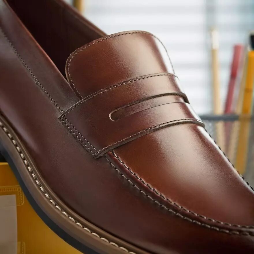 Aldwin Step Mid tanleren Loafers voor heren Aldwin Step Mid tanleren Loafers voor heren
