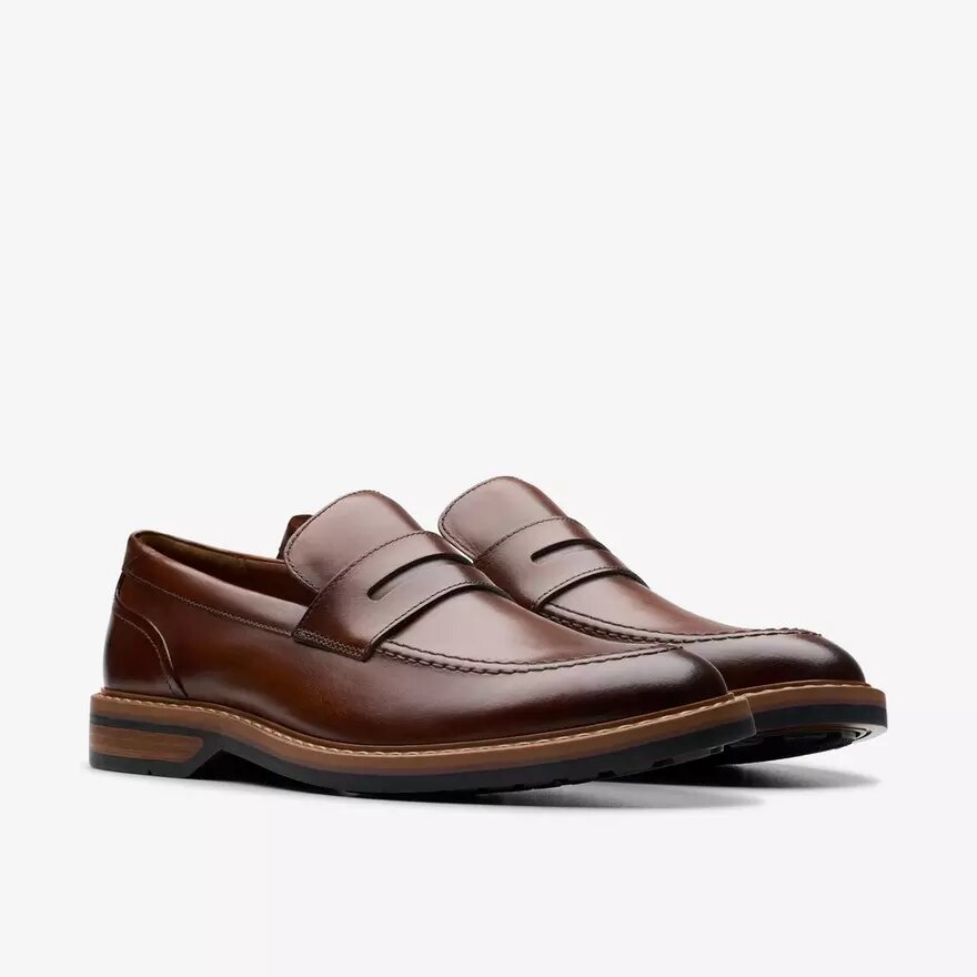 Aldwin Step Mid tanleren Loafers voor heren Aldwin Step Mid tanleren Loafers voor heren