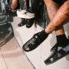 Aleali May X Wallabee grijze combinatie Aleali May X Wallabee grijze combinatie