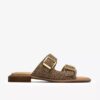 Ariany Bay platte sandalen met dierenprint voor dames