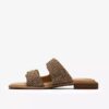 Ariany Bay platte sandalen met dierenprint voor dames