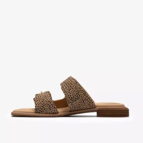Ariany Bay platte sandalen met dierenprint voor dames