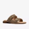 Ariany Bay platte sandalen met dierenprint voor dames