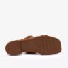Ariany Bay platte sandalen van bruin leer voor dames Ariany Bay platte sandalen van bruin leer voor dames