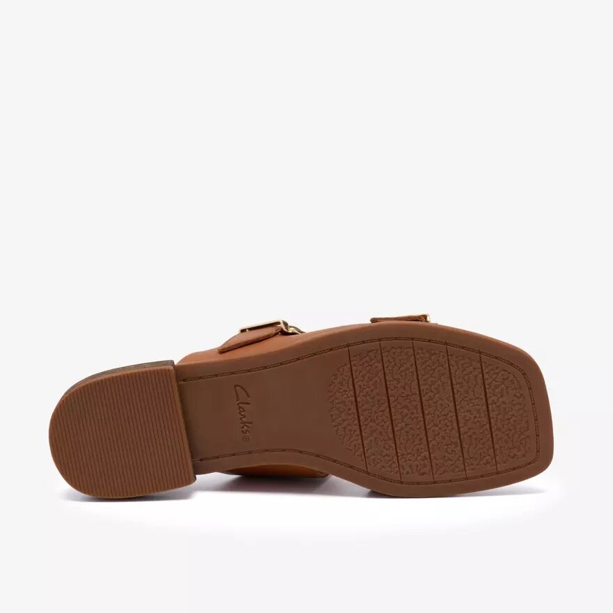 Ariany Bay platte sandalen van bruin leer voor dames Ariany Bay platte sandalen van bruin leer voor dames