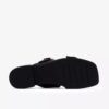 Ariany Bay platte sandalen van zwart leer voor dames