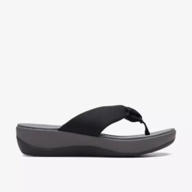 Arla Glison zwarte Fabriccloudsteppers™ Flip-flops voor dames