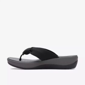 Arla Glison zwarte Fabriccloudsteppers™ Flip-flops voor dames