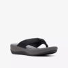 Arla Glison zwarte Fabriccloudsteppers™ Flip-flops voor dames Arla Glison zwarte Fabriccloudsteppers™ Flip-flops voor dames
