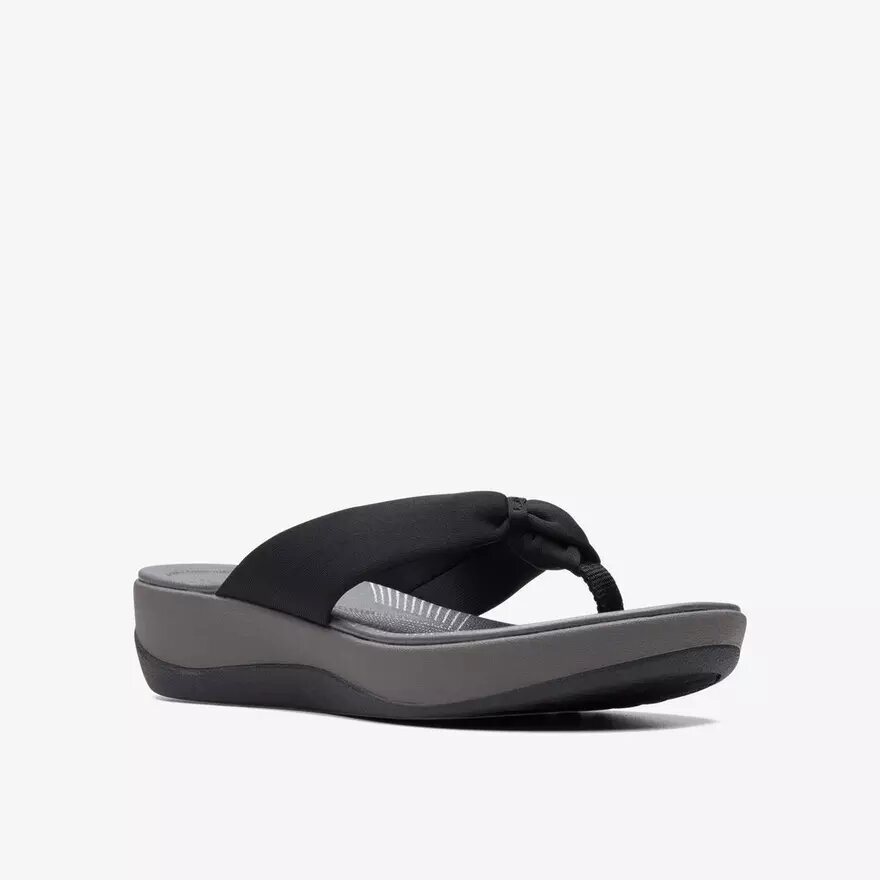 Arla Glison zwarte Fabriccloudsteppers™ Flip-flops voor dames Arla Glison zwarte Fabriccloudsteppers™ Flip-flops voor dames