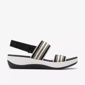 Arla Stroll zwarte, veelkleurige Cloudsteppers™-sandalen voor dames