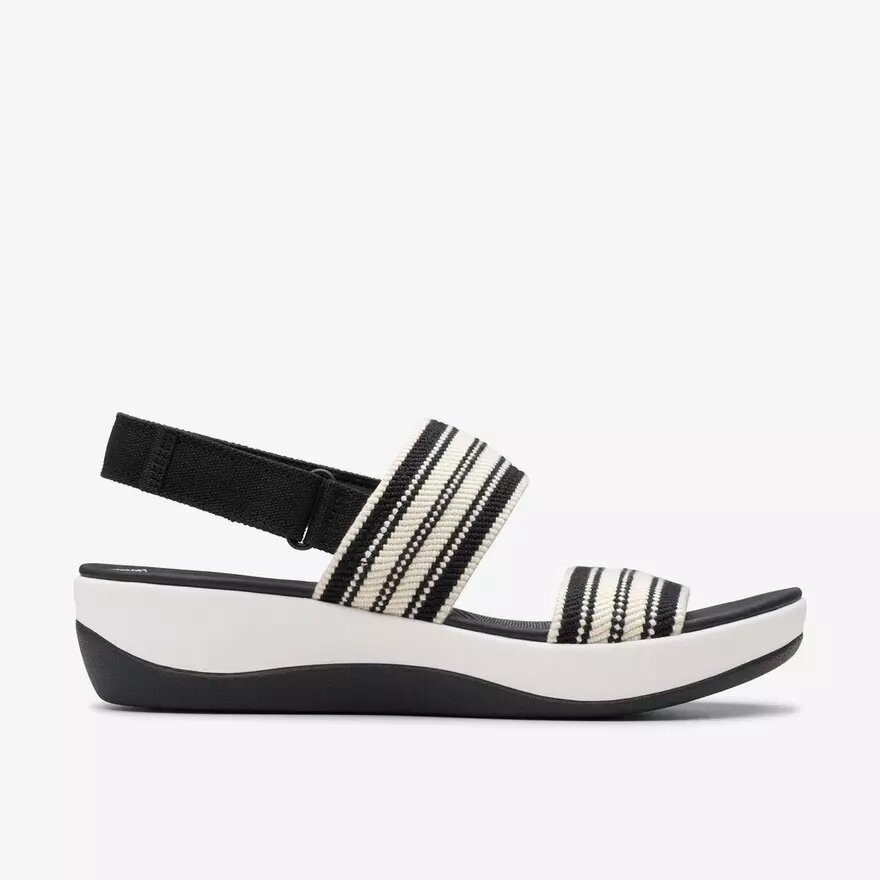 Arla Stroll zwarte, veelkleurige Cloudsteppers™-sandalen voor dames Arla Stroll zwarte, veelkleurige Cloudsteppers™-sandalen voor dames