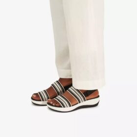 Arla Stroll zwarte, veelkleurige Cloudsteppers™-sandalen voor dames