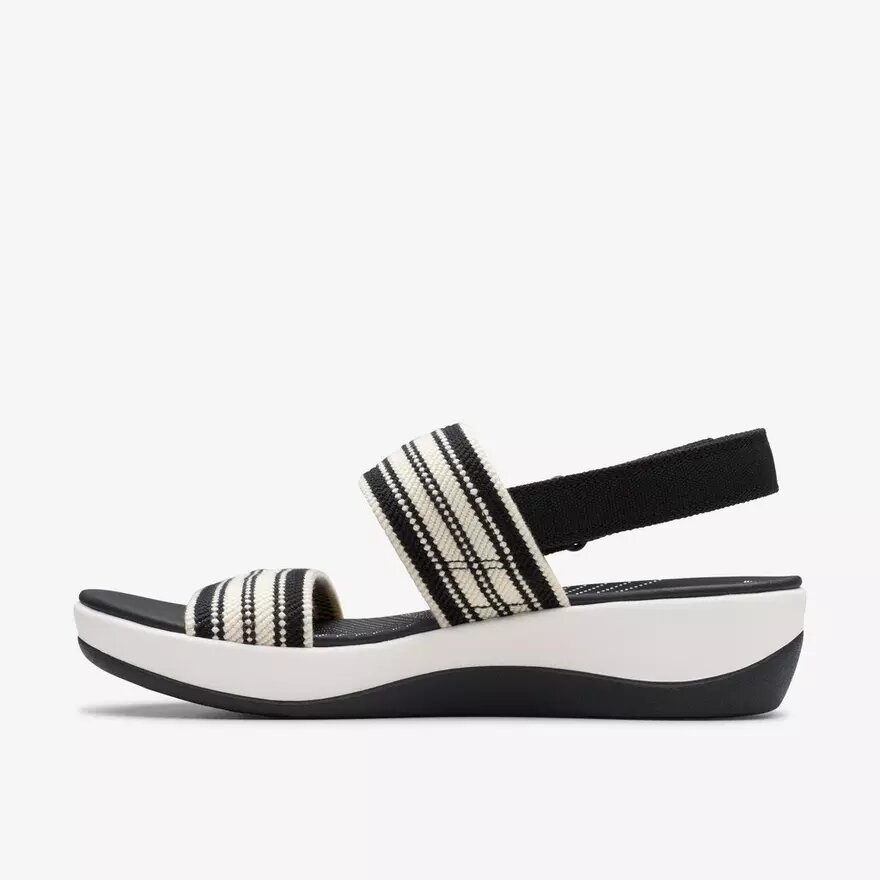 Arla Stroll zwarte, veelkleurige Cloudsteppers™-sandalen voor dames Arla Stroll zwarte, veelkleurige Cloudsteppers™-sandalen voor dames