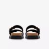 Arwell Step platte sandalen van zwart leer voor dames Arwell Step platte sandalen van zwart leer voor dames