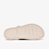Arwell Step platte sandalen voor dames van tan-kleurig leer