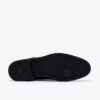Bowburn Cap heren, zwarte leren Oxfords