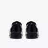 Bowburn Cap heren, zwarte leren Oxfords