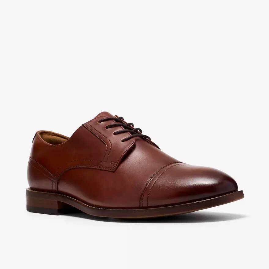 Bowburn Cap herenschoenen van bruin leer Bowburn Cap herenschoenen van bruin leer