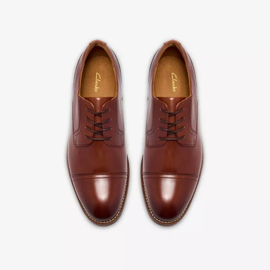 Bowburn Cap herenschoenen van bruin leer Bowburn Cap herenschoenen van bruin leer