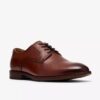 Bowburn herenschoenen met vetersluiting van bruin leer Bowburn herenschoenen met vetersluiting van bruin leer