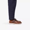 Brantin-Oxfords voor heren van bruin leer