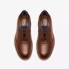 Brantin-Oxfords voor heren van bruin leer
