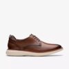 Brantin Plain donkerbruine leren Oxfords voor heren