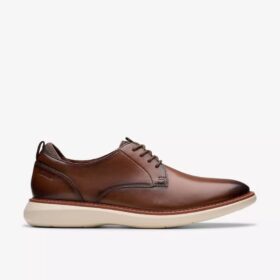 Brantin Plain donkerbruine leren Oxfords voor heren
