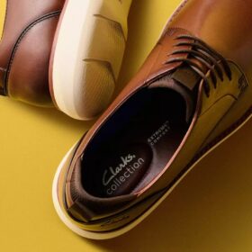 Brantin Plain donkerbruine leren Oxfords voor heren