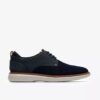 Brantin Plain marineblauwe gebreide derbyschoen voor heren Brantin Plain marineblauwe gebreide derbyschoen voor heren