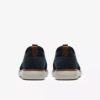 Brantin Plain marineblauwe gebreide derbyschoen voor heren Brantin Plain marineblauwe gebreide derbyschoen voor heren