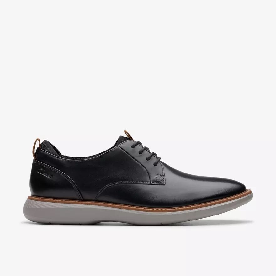 Brantin Plain zwarte leren Oxfords voor heren Brantin Plain zwarte leren Oxfords voor heren