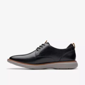 Brantin Plain zwarte leren Oxfords voor heren