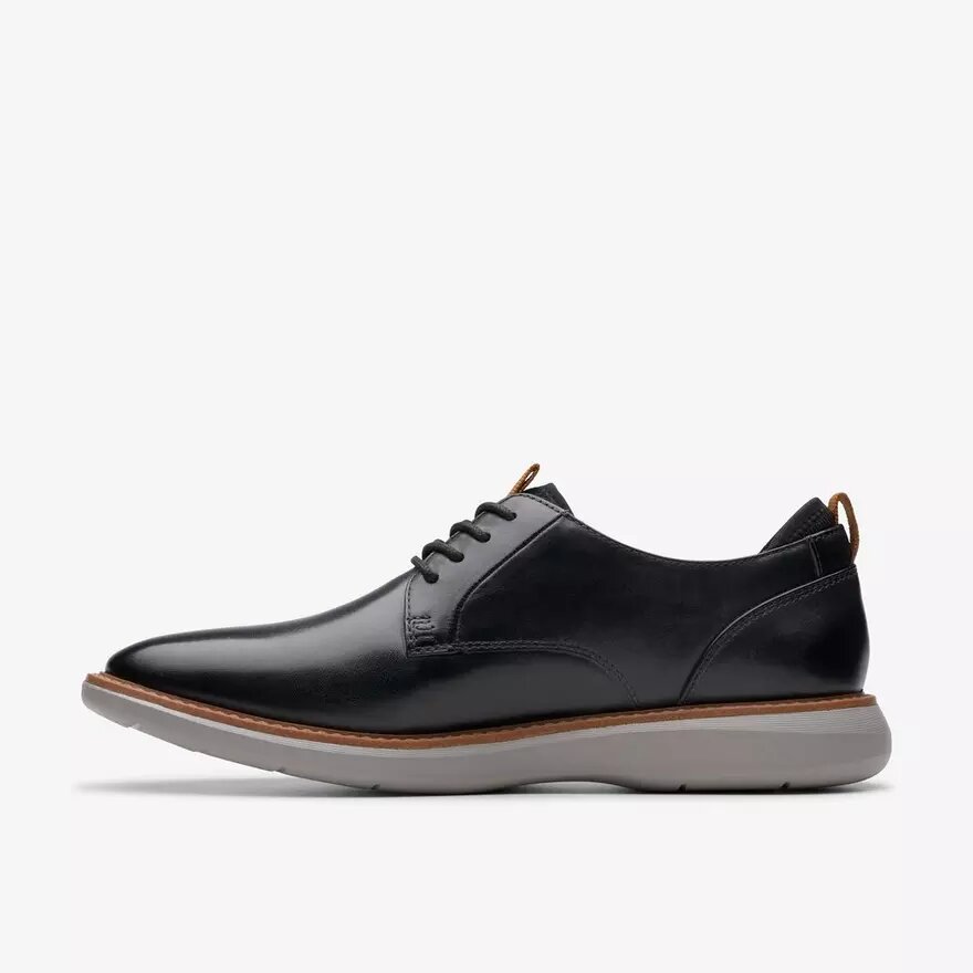 Brantin Plain zwarte leren Oxfords voor heren Brantin Plain zwarte leren Oxfords voor heren