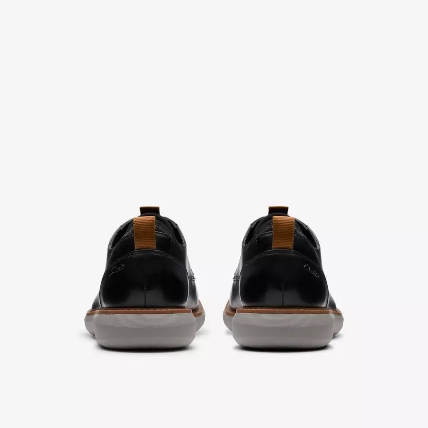 Brantin Plain zwarte leren Oxfords voor heren Brantin Plain zwarte leren Oxfords voor heren