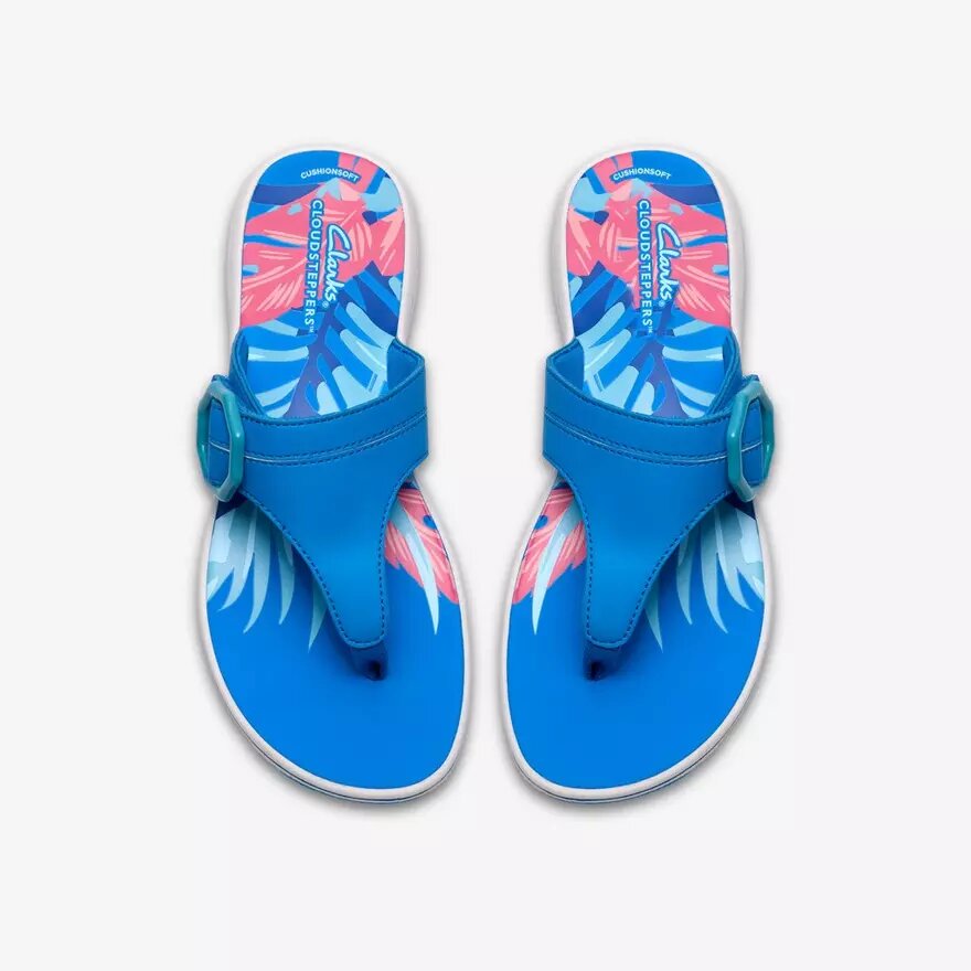 Breeze Cove felblauwe Flip-flops voor dames Breeze Cove felblauwe Flip-flops voor dames
